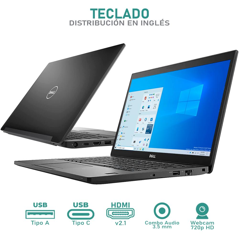 Foto 5 pulgar | Laptop Dell Latitude 7490 Intel Core I5 8250U 8 GB RAM 256 GB SSD 14'' Windows 10 Pro Teclado en Inglés Reacondicionado