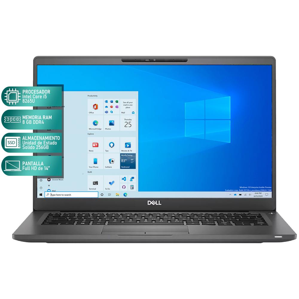 Foto 3 pulgar | Laptop Dell Latitude Reacondicionado 7400 Intel Core I5 8265u 8 GB Ram 256gb SSD 14'' Windows 10 Pro