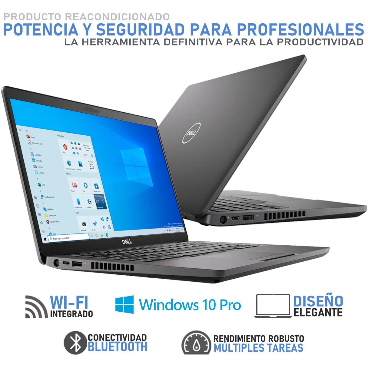 Foto 4 pulgar | Laptop Dell Latitude Reacondicionado 5400 Intel Core I5 8365u 8 GB Ram 256gb SSD 14'' Windows 10 Pro