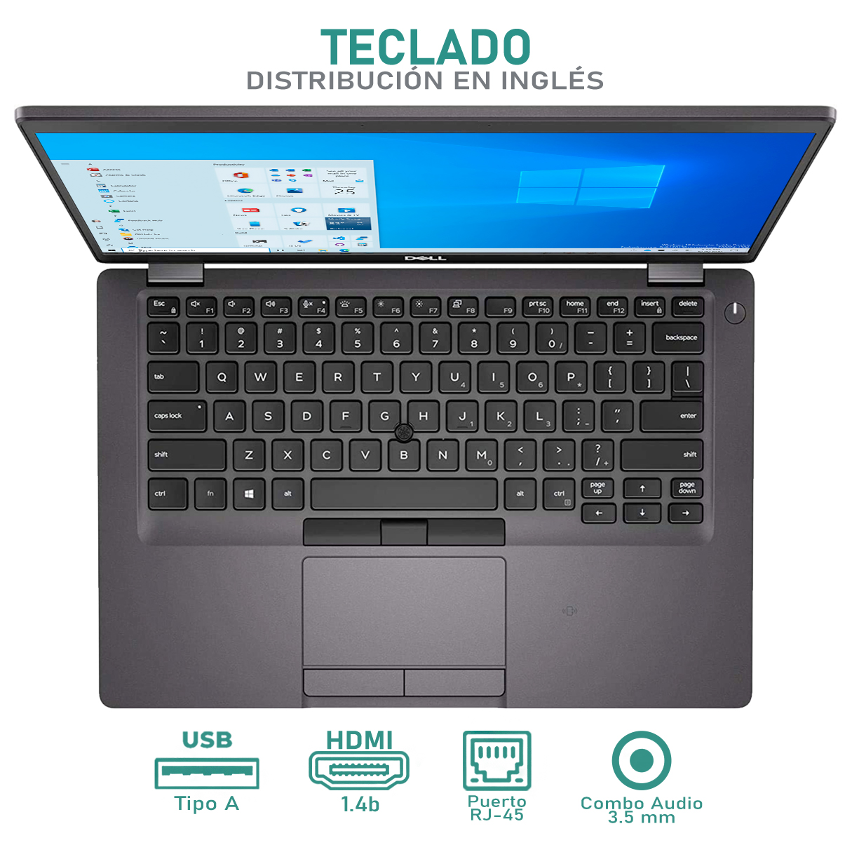 Foto 5 pulgar | Laptop Dell Latitude Reacondicionado 5400 Intel Core I5 8365u 8 GB Ram 256gb SSD 14'' Windows 10 Pro