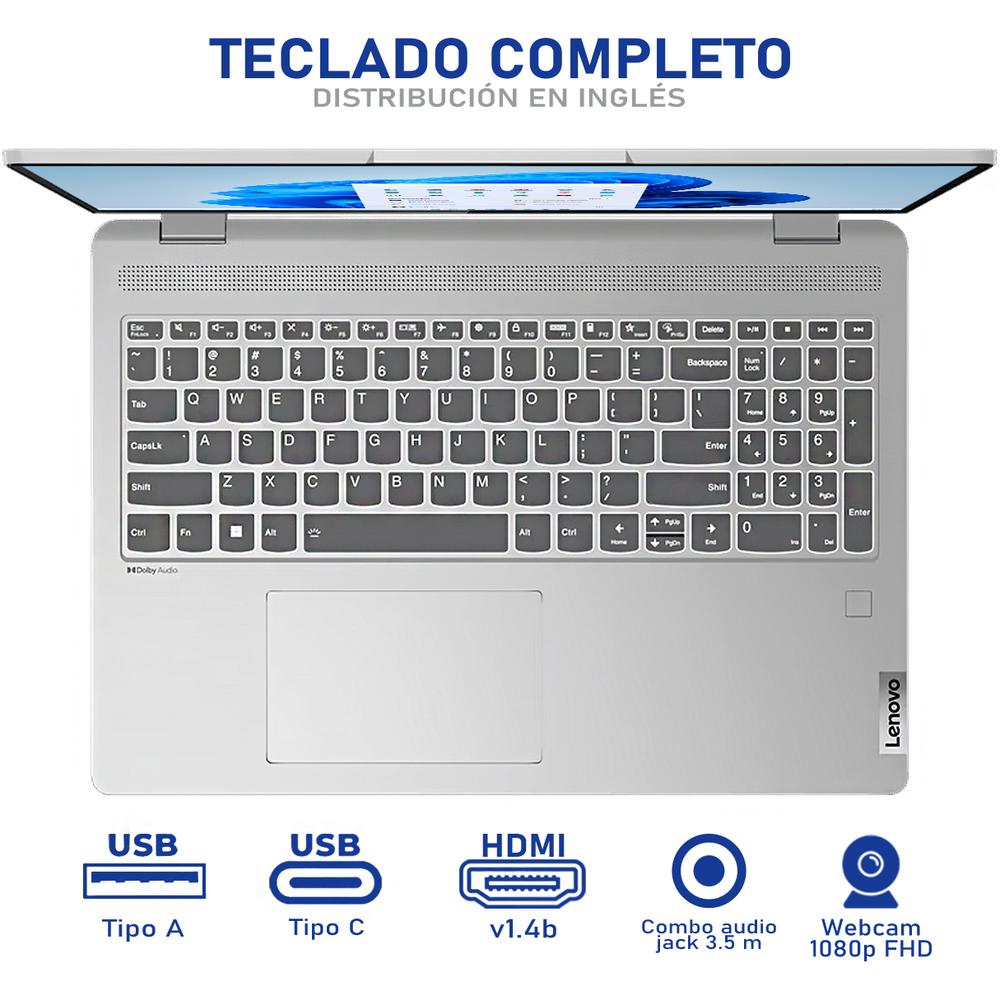 Foto 5 pulgar | Laptop Lenovo Ideapad Flex 5 de 16" Intel Core I7 8Gb Ram 512Gb Ssd Reacondicionado