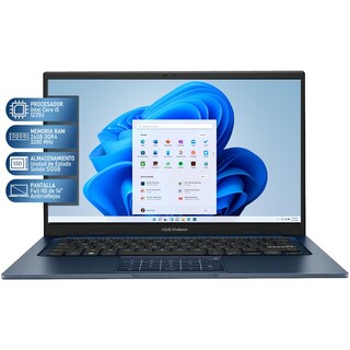 Foto 2 | Laptop Asus Vivobook 14 Core I5 1235u 24gb Ram 512gb Ssd 14'' W11h Teclado En Español Azul + Mouse Dxt Reacondicionado