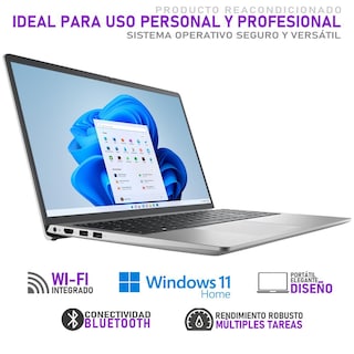 Foto 3 | Laptop Dell Inspiron 3520 Intel Core I3 1215U 16 GB RAM 1 TB SSD 15.6'' Windows 11 Home Teclado Español Reacondicionado