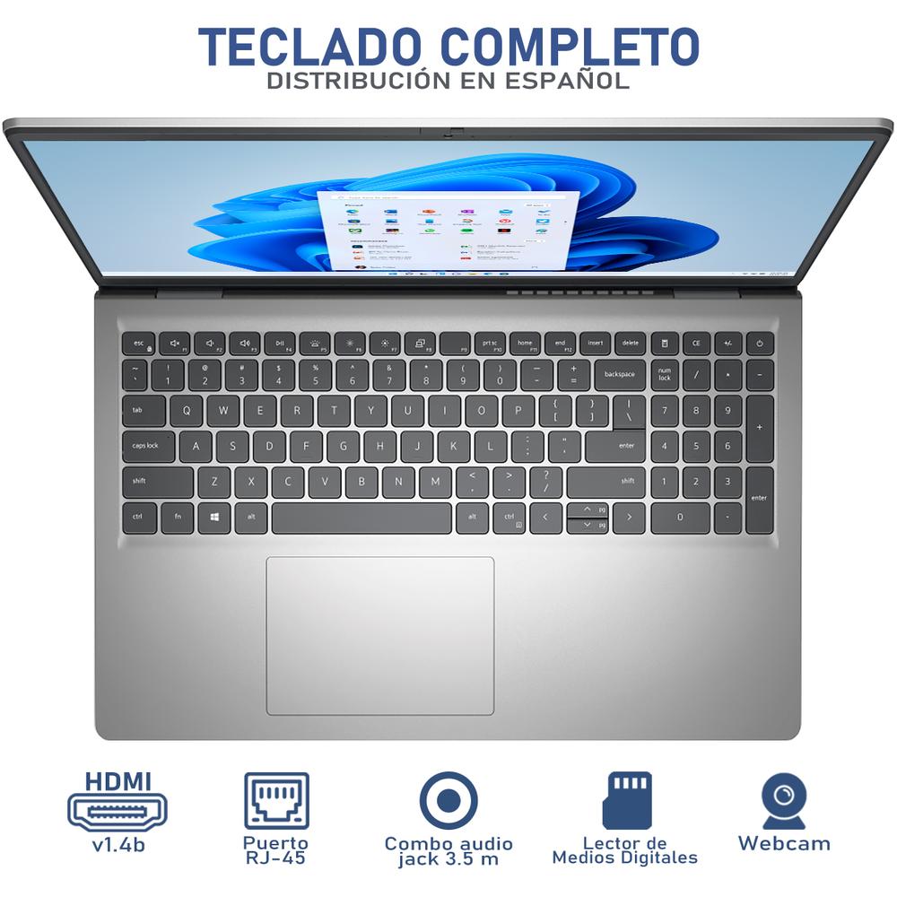 Foto 5 pulgar | Laptop Dell Inspiron 3520 Intel Core I3 1215U 16 GB RAM 1 TB SSD 15.6'' Windows 11 Home Teclado Español Reacondicionado