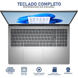 Foto 4 | Laptop Dell Inspiron 3520 Intel Core I3 1215U 16 GB RAM 1 TB SSD 15.6'' Windows 11 Home Teclado Español Reacondicionado