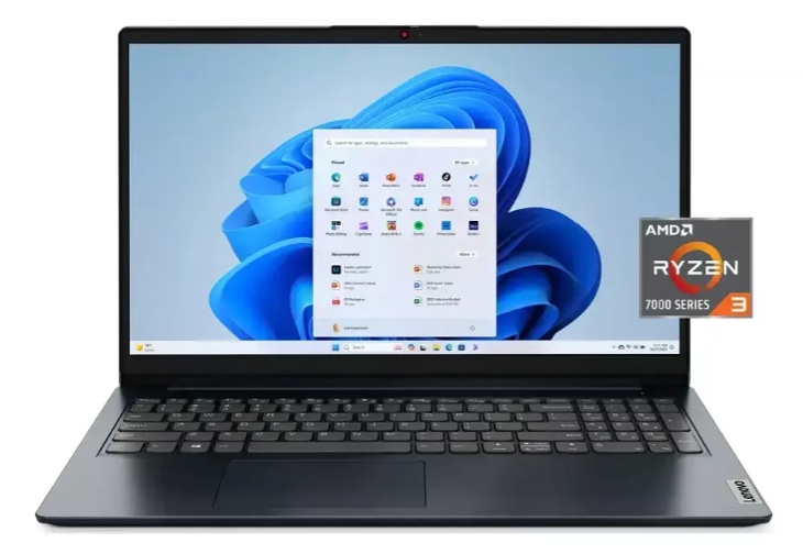 Foto 2 pulgar | Laptop Lenovo Ideapad 1 5.6'' Amd Ryzen 3 7320u 4gb Ram 128gb Ssd W11 - Azul