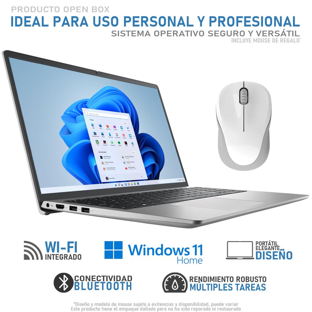 Foto 3 | Laptop Dell Inspiron 3520 Intel Core I5 1235u 24gb Ram 512gb Ssd 15.6'' W11h + Mouse Dxt Reacondicionado