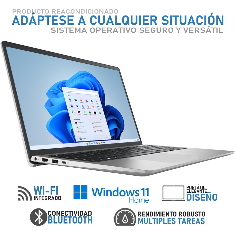 Foto 4 pulgar | Laptop DELL Inspiron 15 15.6 Pulgadas Windows 11 Home AMD Ryzen 5 7520U 8 GB RAM 512 GB SSD Gris Reacondicionada