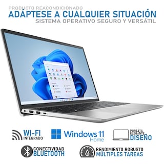 Foto 3 | Laptop DELL Inspiron 15 15.6 Pulgadas Windows 11 Home AMD Ryzen 5 7520U 8 GB RAM 512 GB SSD Gris Reacondicionada
