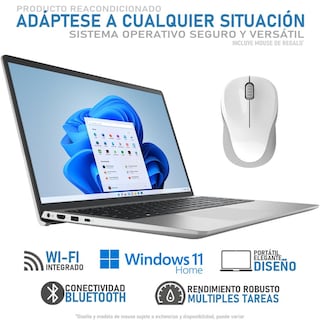 Foto 3 | Laptop Dell Inspiron 15 3535 Amd Ryzen 5 7520u 8gb Ram 512gb Ssd 15.6'' W11h+ Mouse Reacondicionado