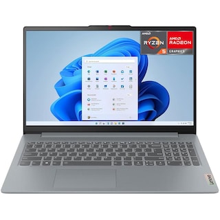 Foto 1 | Laptop Lenovo IdeaPad Slim 15.6 Pulgadas Windows 11 Home AMD Ryzen 5 7520U 8 GB RAM 256 GB SSD Gris Reacondicionada