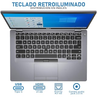 Foto 4 | Laptop Dell Latitude 5410 Reacondicionado Intel Core I5 10310u 8gb Ram 256gb Ssd 14'' Windows 10 Pro