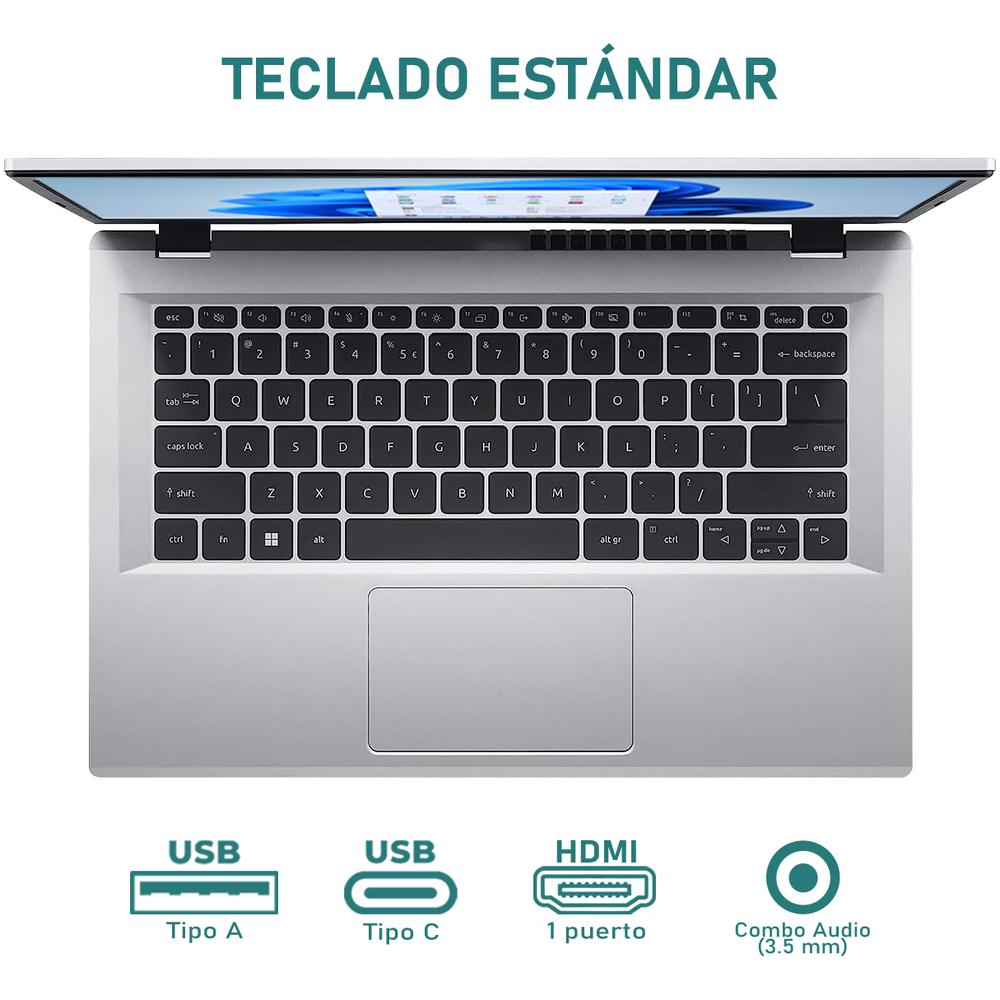 Foto 4 | Laptop Acer Aspire 3 Core Reacondicionado I3 N305 8gb 128gb Ssd 14'' W11h