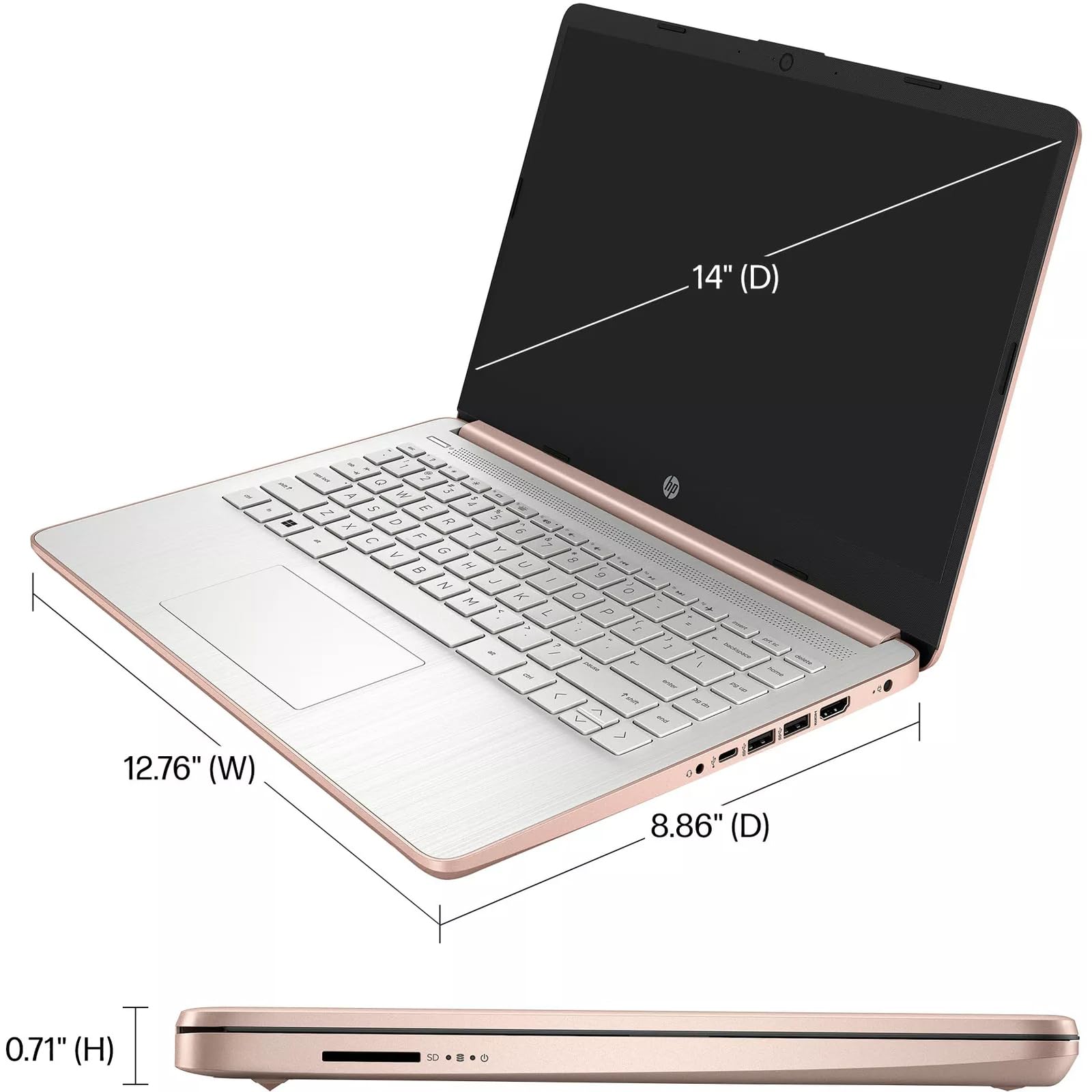 Foto 5 | Portátil Hp Stream Intel Celeron N4120 De 14 Pulgadas, 16 Gb De Ram 384 Gb - Venta Internacional.
