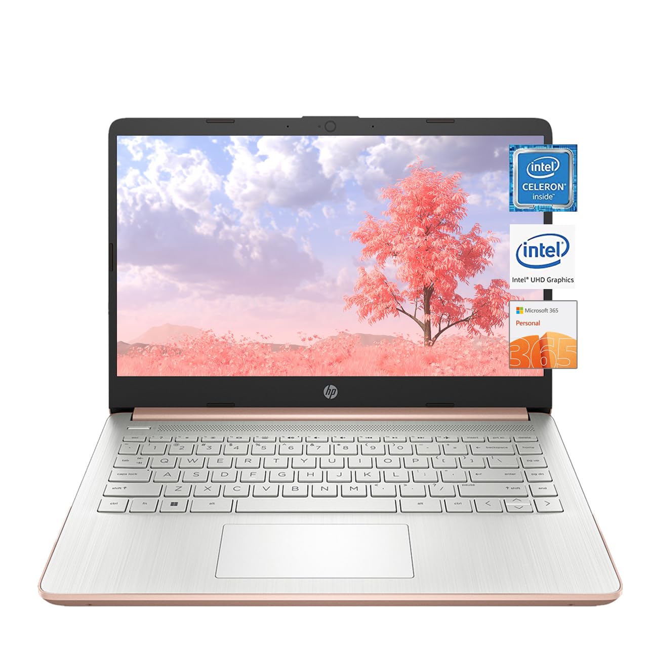 Foto 2 pulgar | Laptop Hp 14 pulgadas Windows 11 Intel Celeron N4120 32 GB RAM 576 GB Rosa-Venta Internacional