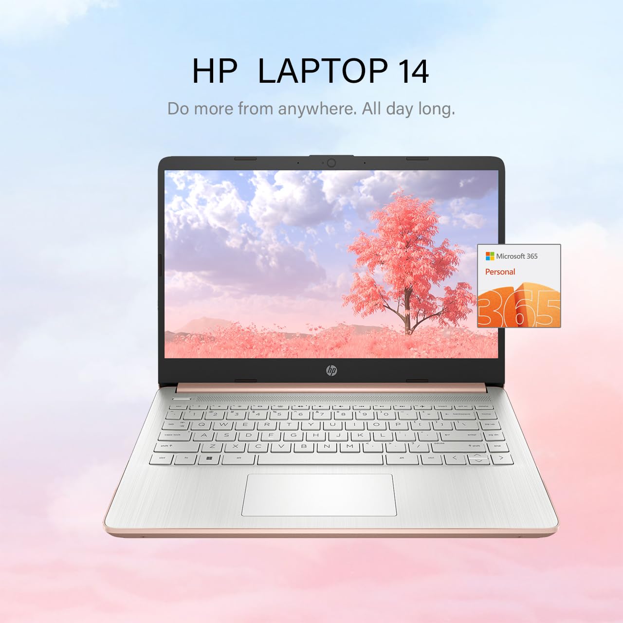 Foto 3 pulgar | Laptop Hp 14 pulgadas Windows 11 Intel Celeron N4120 32 GB RAM 576 GB Rosa-Venta Internacional