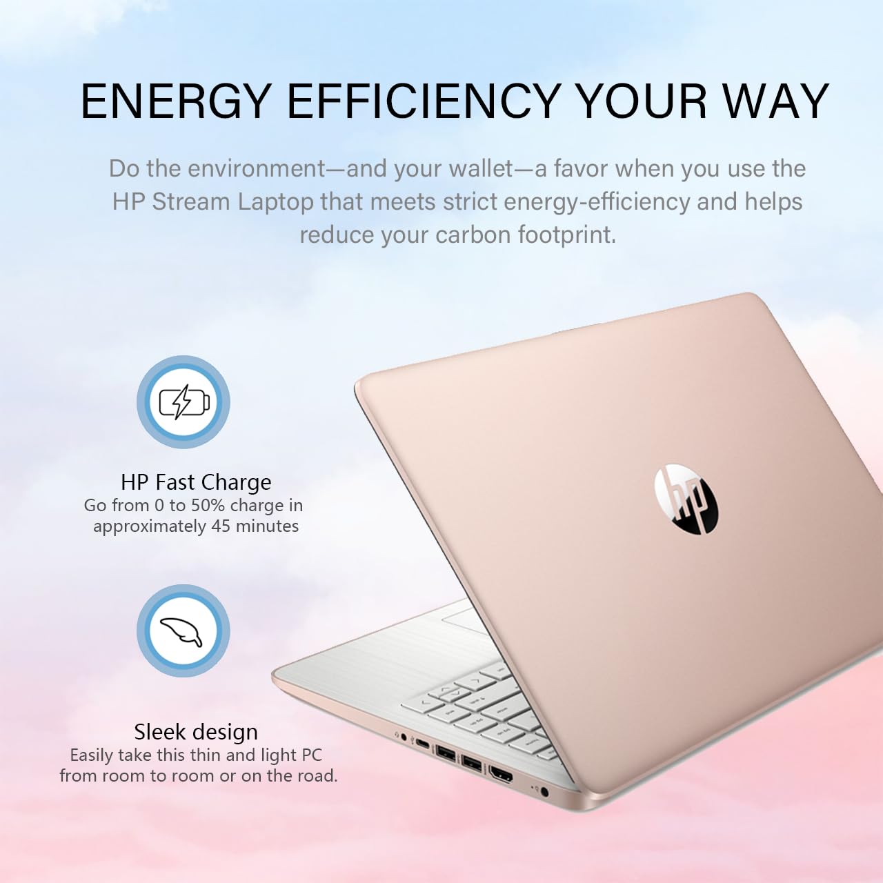 Foto 4 | Laptop Hp 14 pulgadas Windows 11 Intel Celeron N4120 32 GB RAM 576 GB Rosa-Venta Internacional