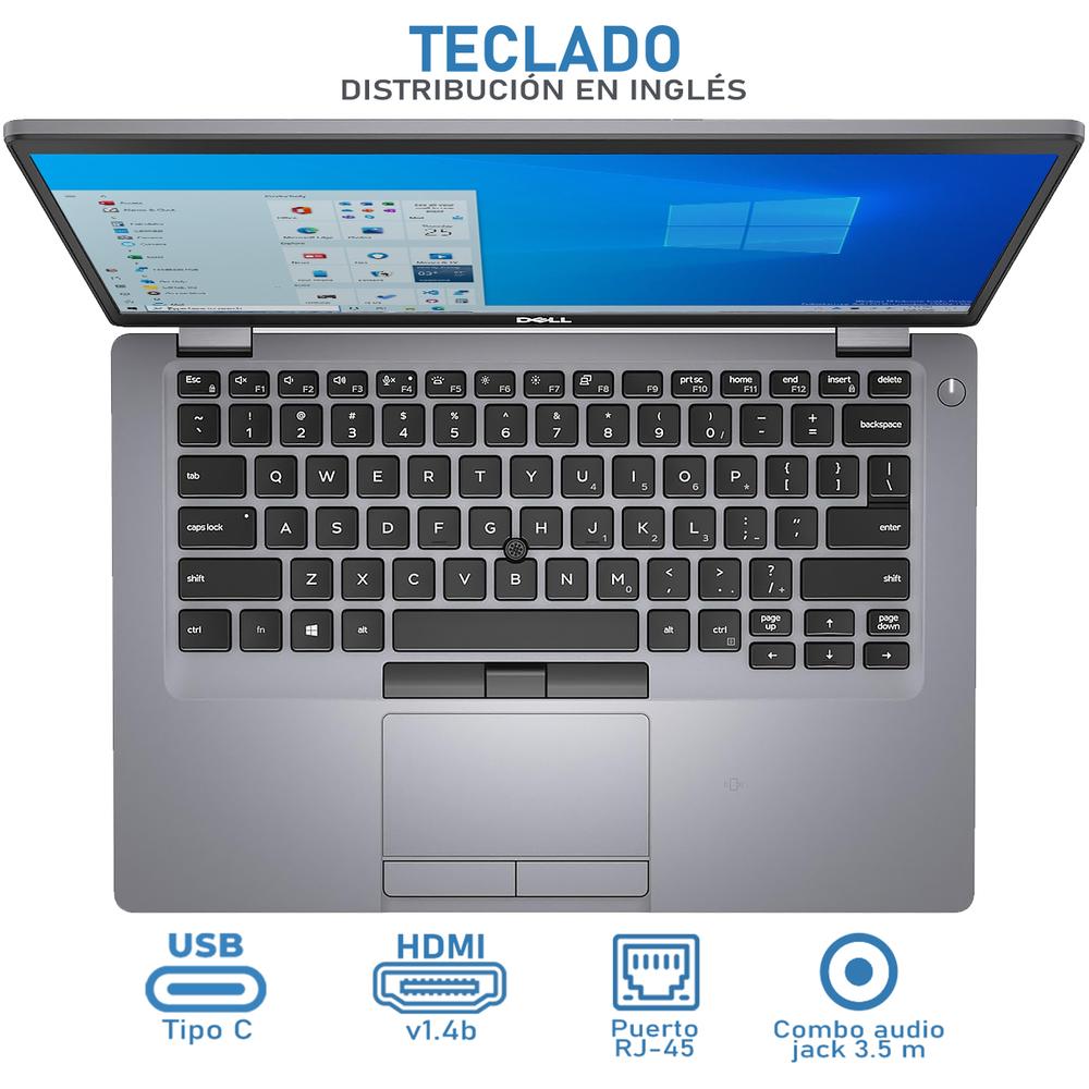 Foto 4 | Laptop Dell Latitude 5410 Intel Core I5 10310u 8gb Ram 256gb Ssd 14'' Windows 10 Pro Reacondicionado