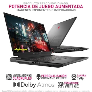 Foto 3 | Laptop Gamer Alienware M16 Nvidia Geforce Rtx 4080 Amd Ryzen 9 16gb Ram 1tb Ssd 16'' 240hz Teclado En Ingles Reacond