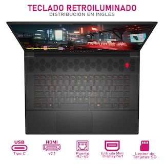Foto 4 | Laptop Gamer Alienware M16 Nvidia Geforce Rtx 4080 Amd Ryzen 9 16gb Ram 1tb Ssd 16'' 240hz Teclado En Ingles Reacond