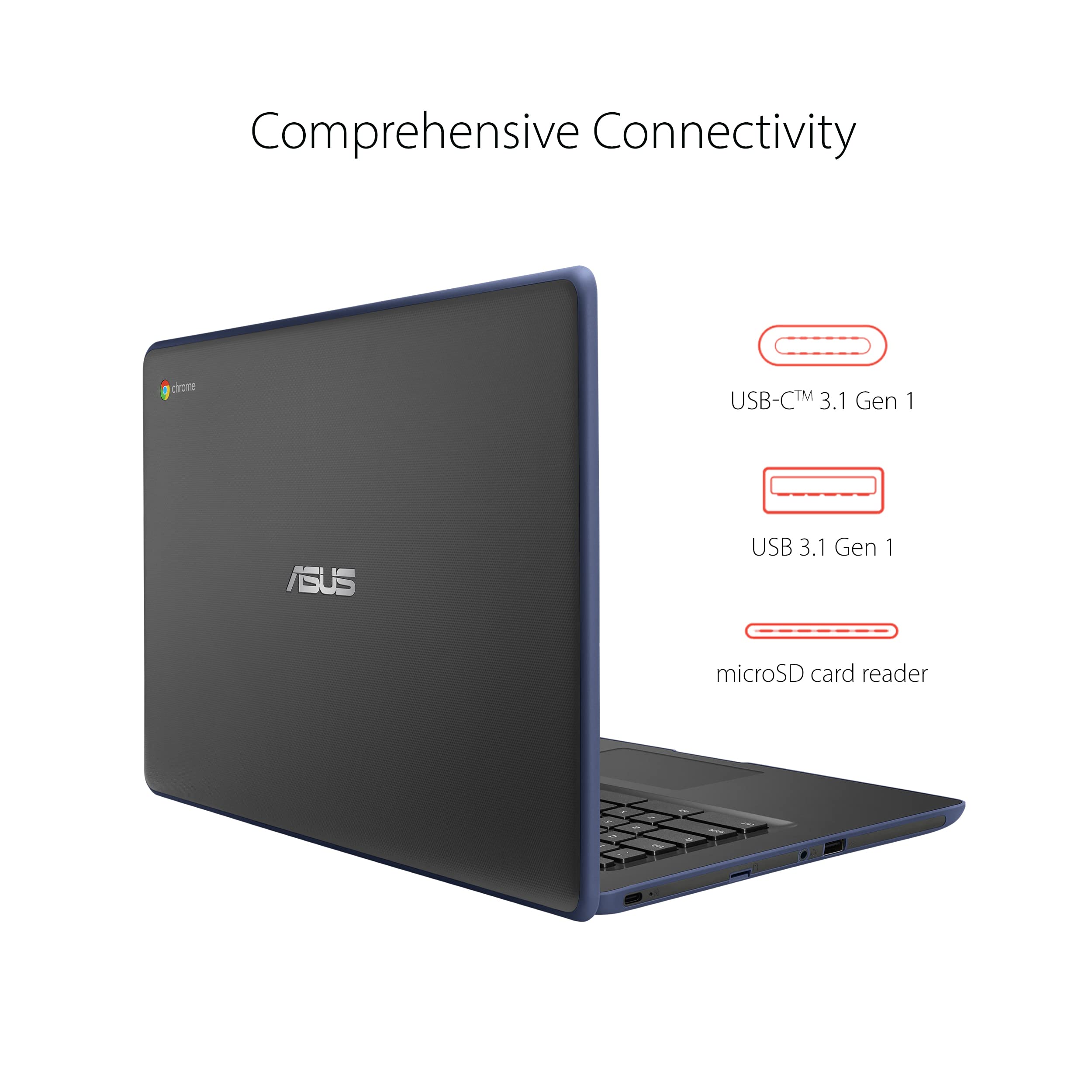 Foto 5 pulgar | Ordenador Portátil Asus Chromebook C403 Rugged 14,0 Pulgadas Intel Celeron De 4 Gb De Ram - Venta Internacional.