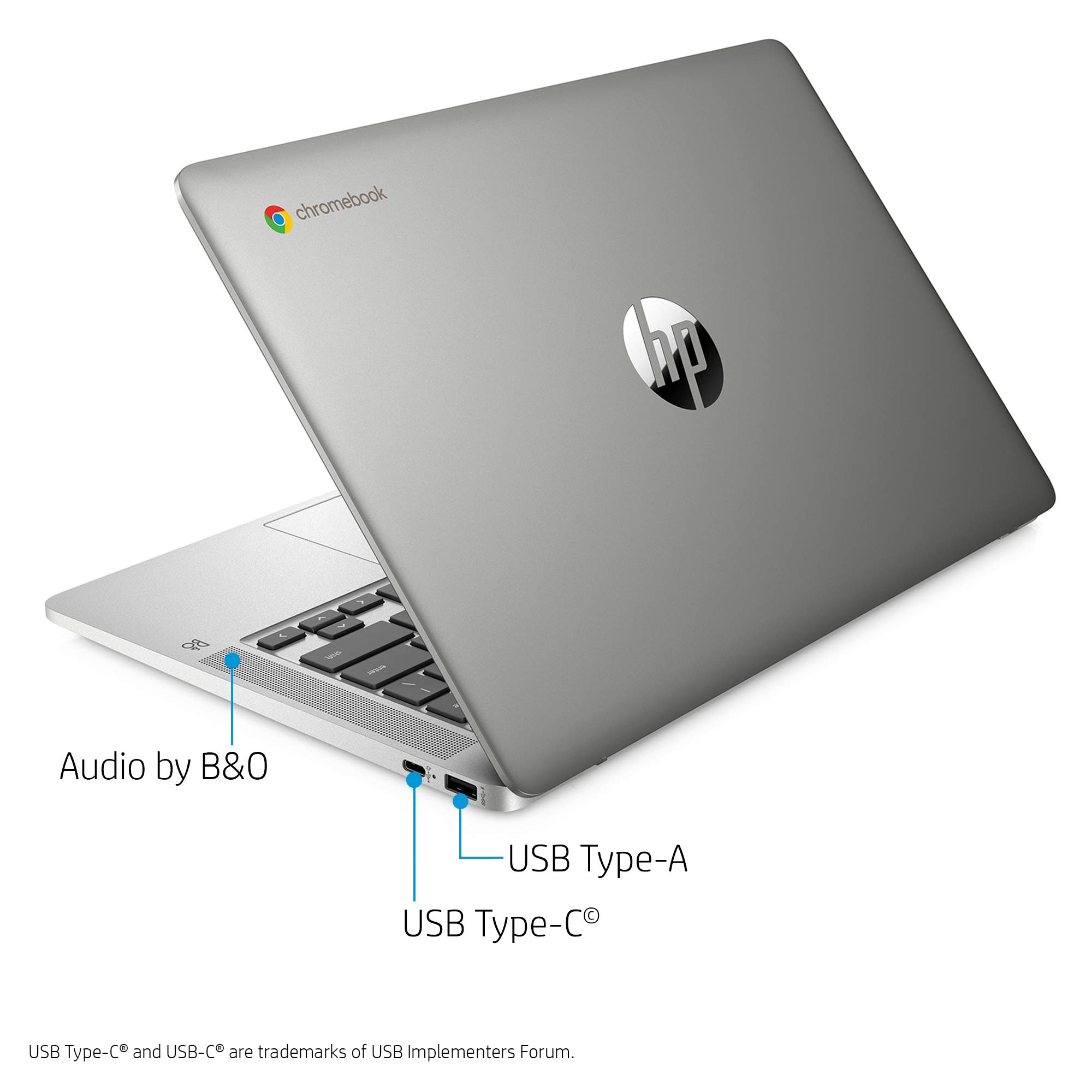 Foto 3 | Portátil Hp Chromebook 14 Pulgadas Fhd Intel Celeron N4000 4 Gb Ram 32 Gb - Venta Internacional.