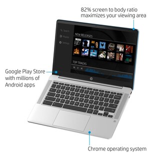 Foto 3 | Portátil Hp Chromebook Hd Intel Celeron N4000 De 14 Pulgadas Con 4 Gb De Ram - Venta Internacional.