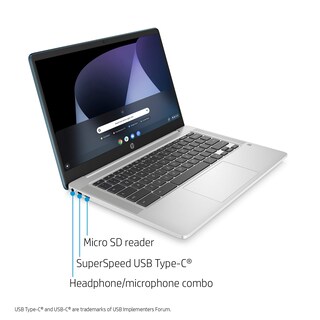 Foto 5 | Portátil Hp Chromebook Hd Intel Celeron N4000 De 14 Pulgadas Con 4 Gb De Ram - Venta Internacional.