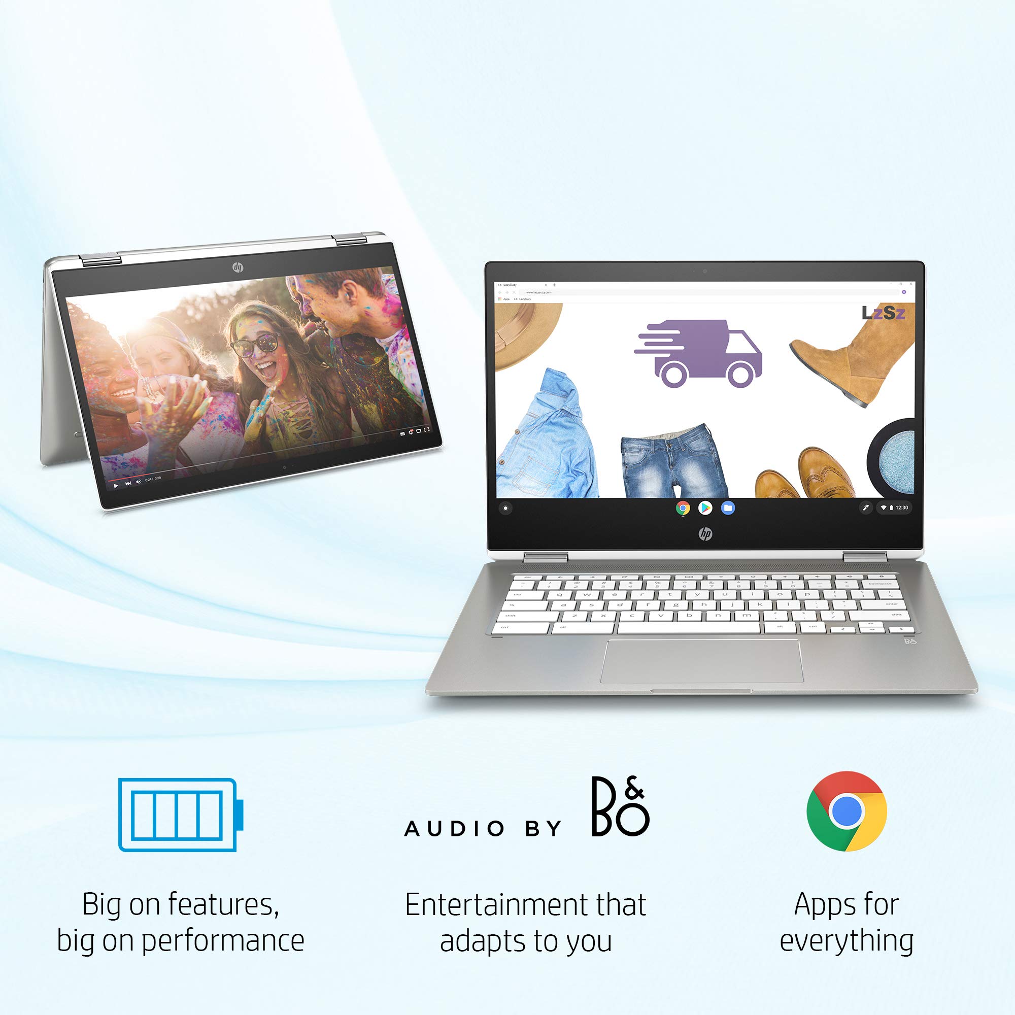 Foto 2 | Portátil Hp Chromebook X360 Con Pantalla Táctil Hd De 14 Pulgadas, 4 Gb De Ram, 32 Gb - Venta Internacional.