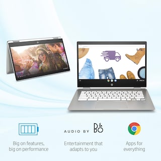 Foto 2 | Portátil Hp Chromebook X360 Con Pantalla Táctil Hd De 14 Pulgadas, 4 Gb De Ram, 32 Gb - Venta Internacional.