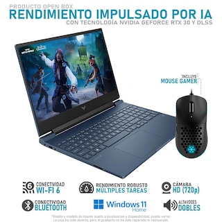 Foto 3 | Laptop Gamer Hp Geforce Rtx 3050 Intel Core I5 12450h 32gb Ram 512gb Ssd 15.6'' Teclado En Ingles + Mouse Dxt Reaco