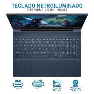 Foto 4 | Laptop Gamer Hp Geforce Rtx 3050 Intel Core I5 12450h 32gb Ram 512gb Ssd 15.6'' Teclado En Ingles + Mouse Dxt Reaco