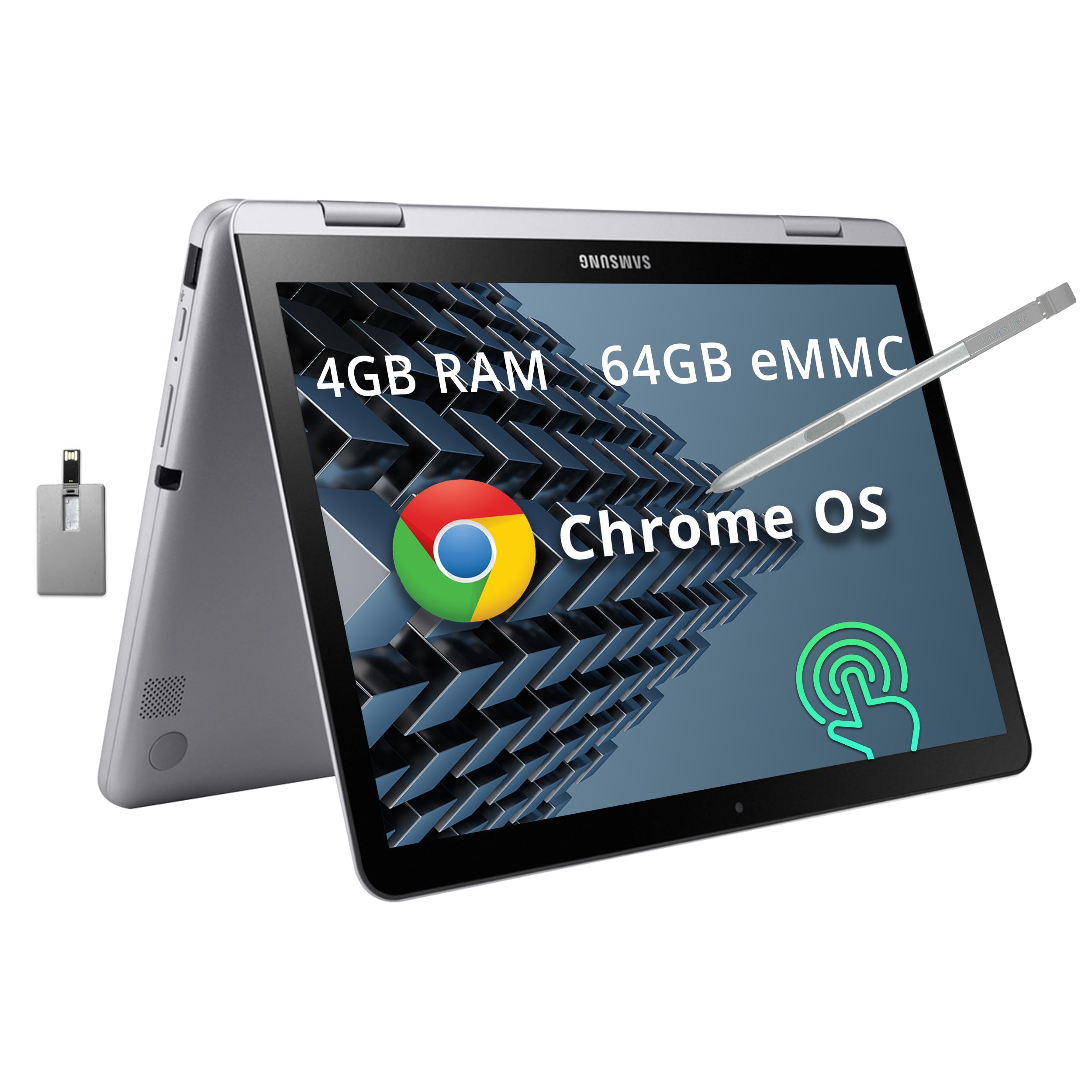 Ordenador Portátil Samsung Plus V2 2 En 1 De 12,2 Pulgadas Intel Celeron De 4 Gb/64 Gb - Venta Internacional.