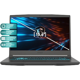 Foto 2 | Laptop Gamer Msi Thin 15 Rtx 4050 Intel Core I5 12450h 16gb Ram 512gb Ssd 15.6'' Teclado En Español Mochila Reacondi