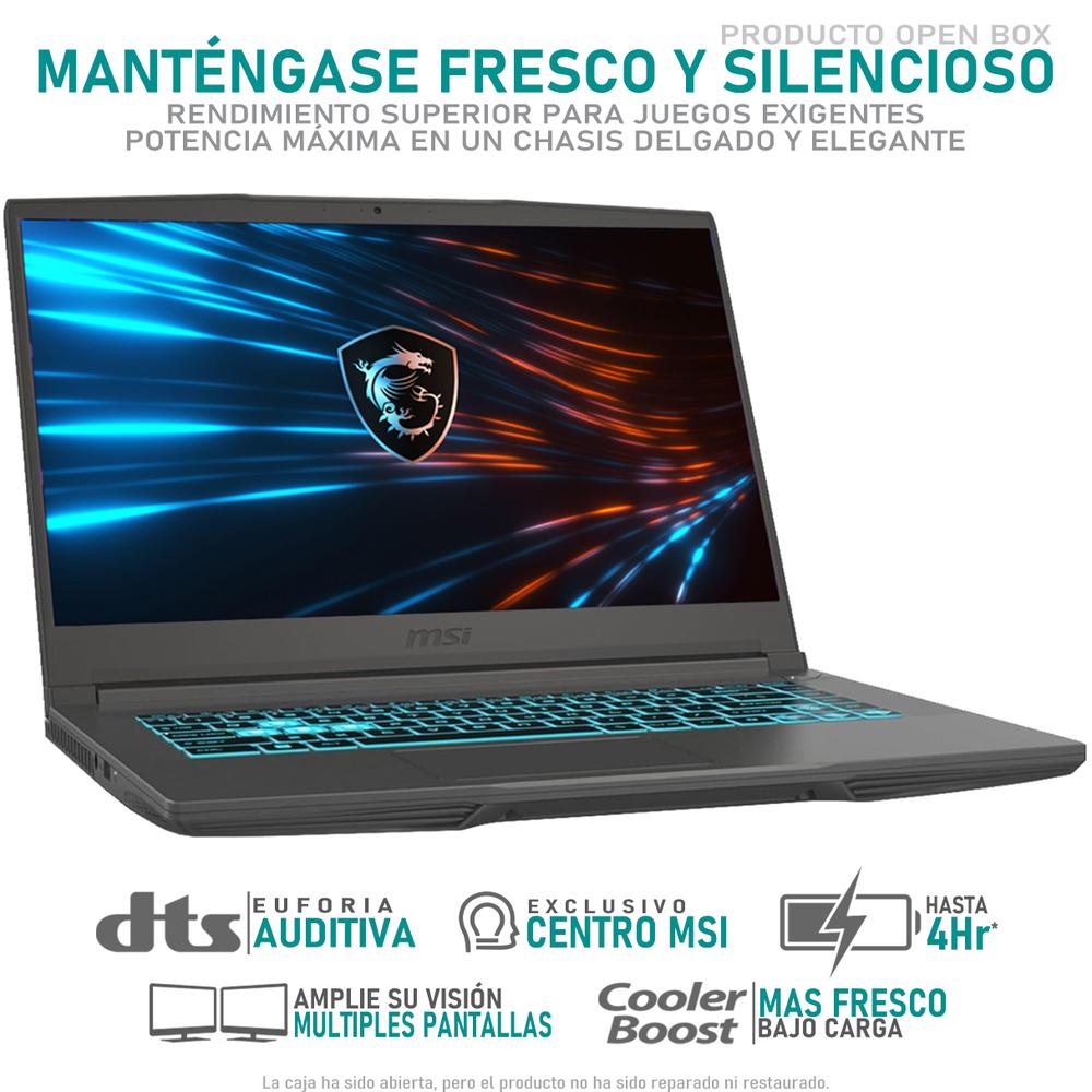 Foto 4 pulgar | Laptop Gamer Msi Thin 15 Rtx 4050 Intel Core I5 12450h 16gb Ram 512gb Ssd 15.6'' Teclado En Español Mochila Reacondi