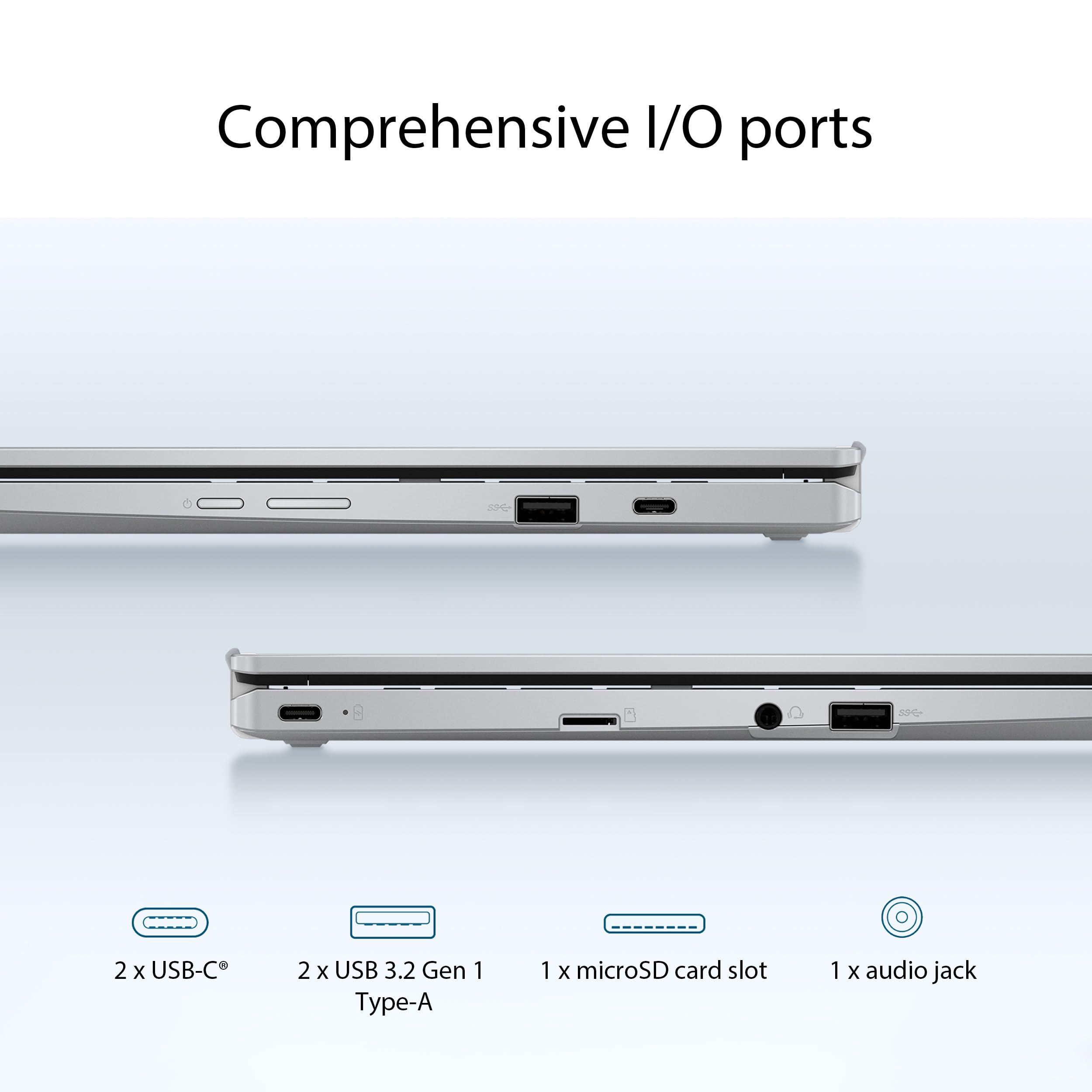 Foto 7 | Ordenador Portátil Asus Chromebook Flip Cx1 Cx1400fka-as88f De 14 Pulgadas - Venta Internacional.