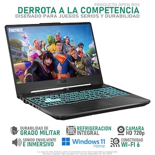 Foto 3 | Laptop Gamer Asus Tuf Gaming A15 Geforce Rtx 2050 Amd Ryzen 7 7435hs 16gb 512gb Ssd 15.6'' Teclado En Ingles Reacond