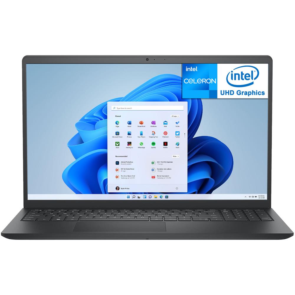Foto 1 | Laptop Dell Inspiron 15.6 Pulgadas Windows 11 4 GB  Negro Reacondicionada