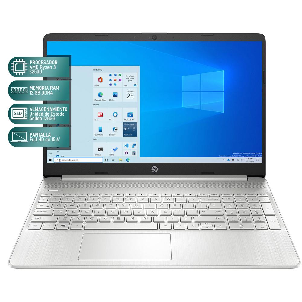 Foto 3 pulgar | Laptop HP 15-ef1300wm Windows 10 12 GB RAM 128 GB PlateadoReacondicionado