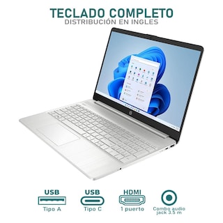Foto 4 | Laptop HP 15-ef1300wm Windows 10 12 GB RAM 128 GB PlateadoReacondicionado