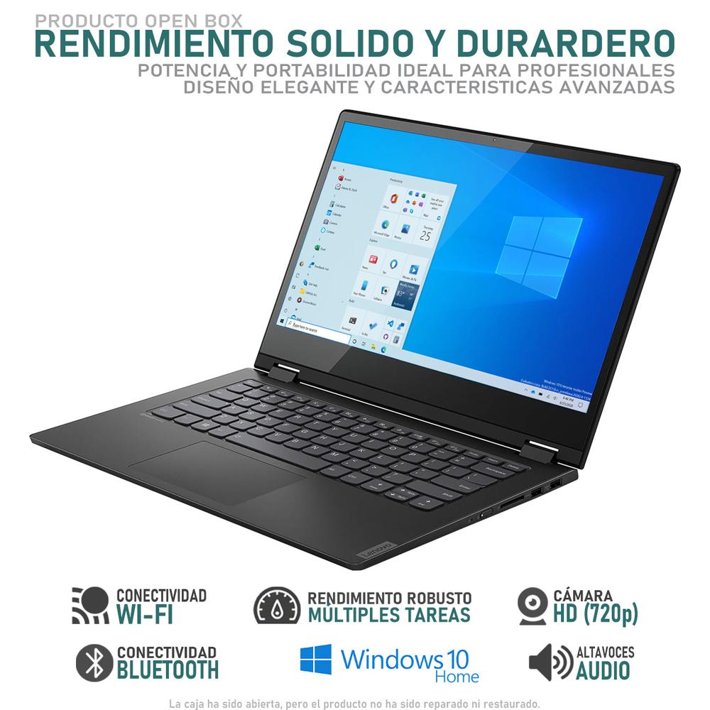 Foto 4 pulgar | Laptop Lenovo Flex 81sq Intel Core I5 8265u 8gb Ram Ssd 512gb 14'' Windows 10 Home Teclado en Inglés Reacondicionado