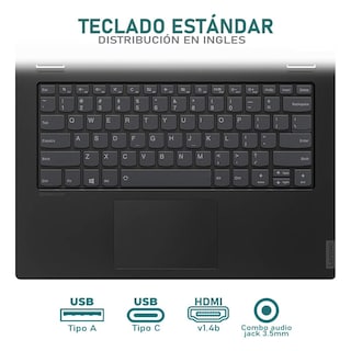 Foto 4 | Laptop Lenovo Flex 81sq Intel Core I5 8265u 8gb Ram Ssd 512gb 14'' Windows 10 Home Teclado en Inglés Reacondicionado