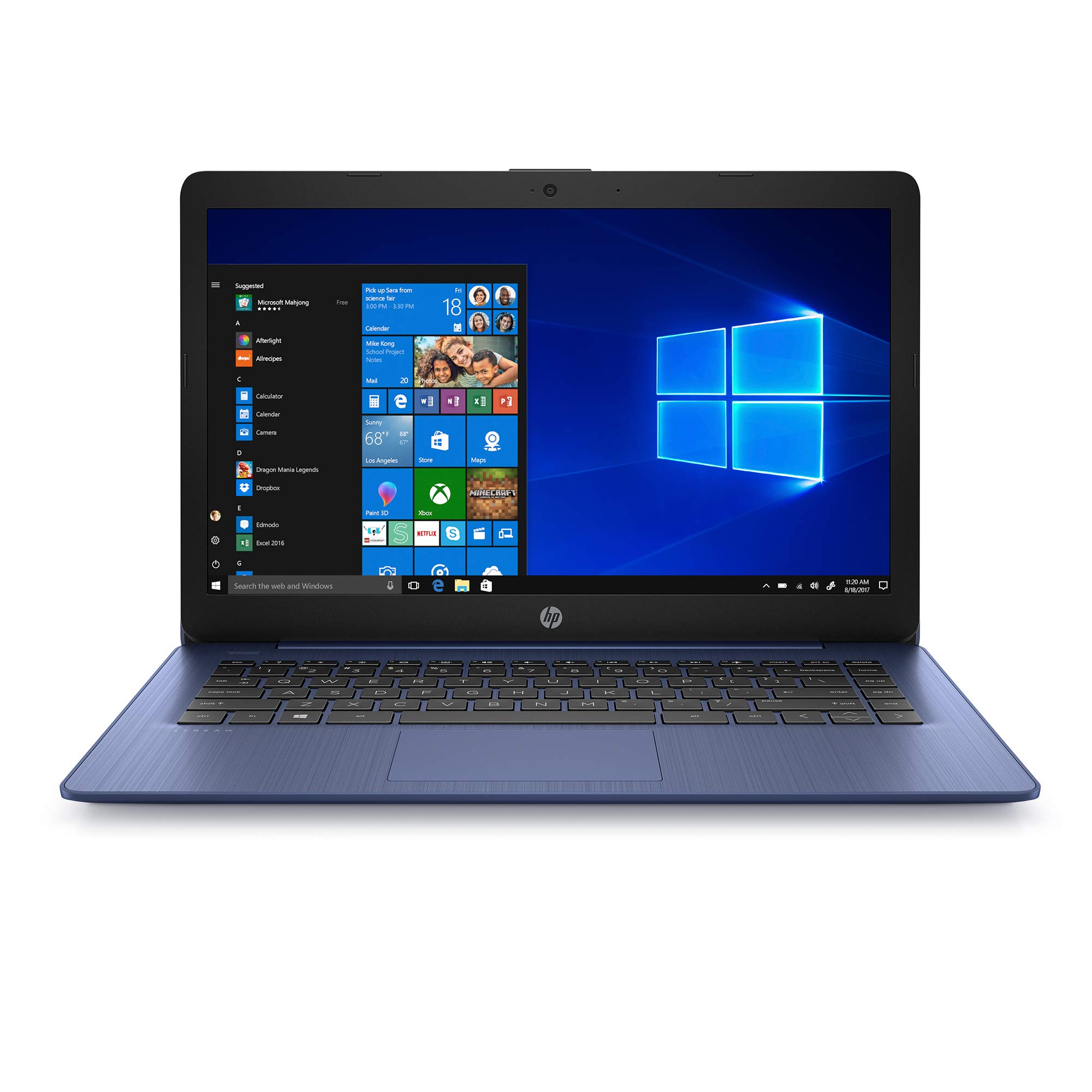 Foto 2 pulgar | Laptop HP Stream 14 Pulgadas 4 GB RAM 64 GB Windows 10 Azul Reacondicionado