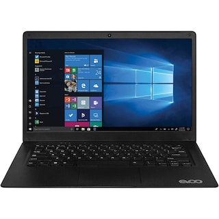 Foto 1 | Notebook Evoo 14.1” Intel Celeron-N3350 Windows 10 Home 64GB + 4GB EVC1416BK Negro Reacondicionado