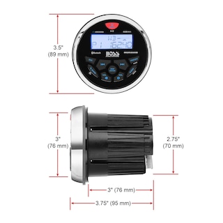 Foto 2 | Receptor Estéreo De Indicadores Para Barcos Marinos Boss Audio Mgr350b Bluetooth - Venta Internacional.
