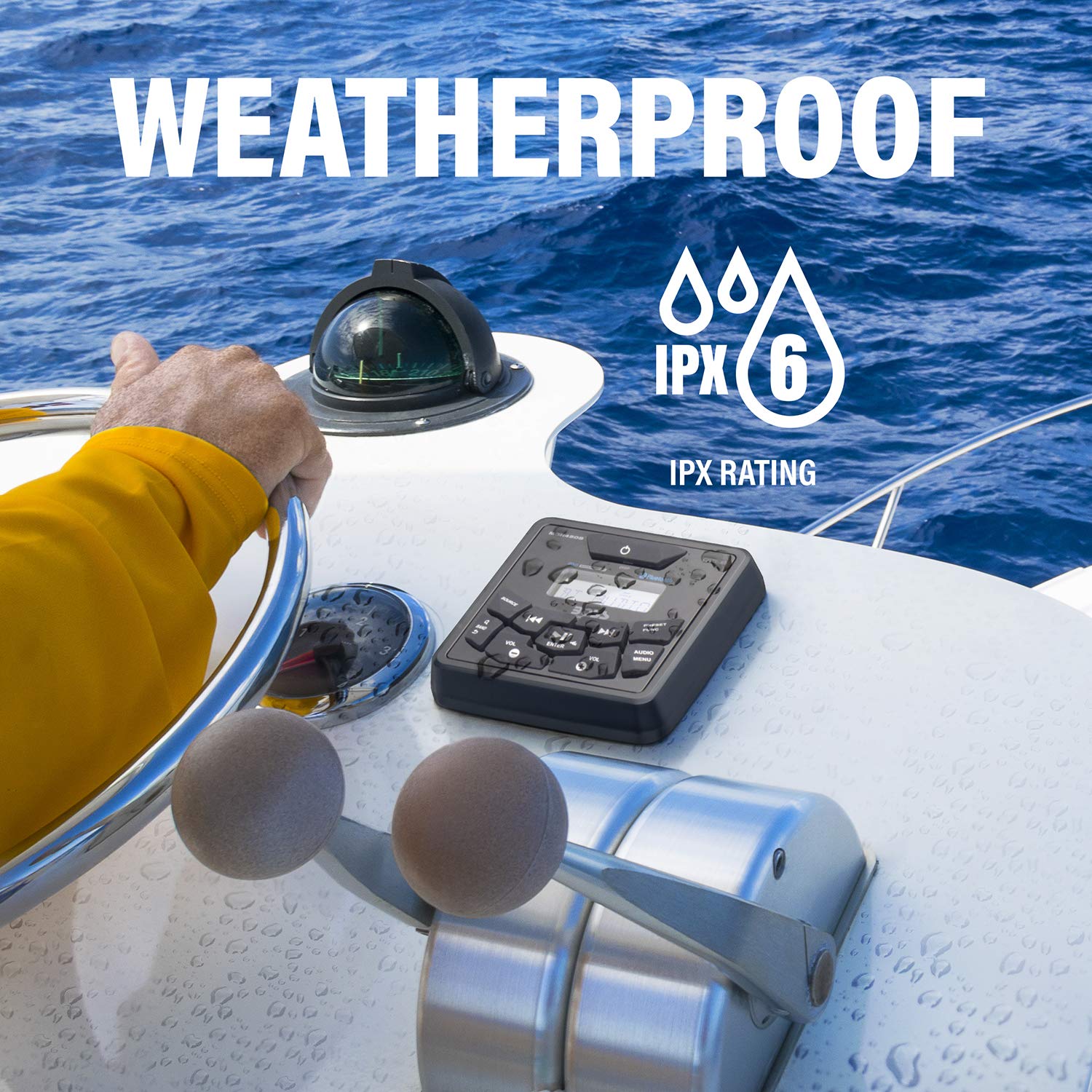 Foto 3 pulgar | Receptor Marine Gauge Boss Audio Systems Mgr450b Bluetooth - Venta Internacional.