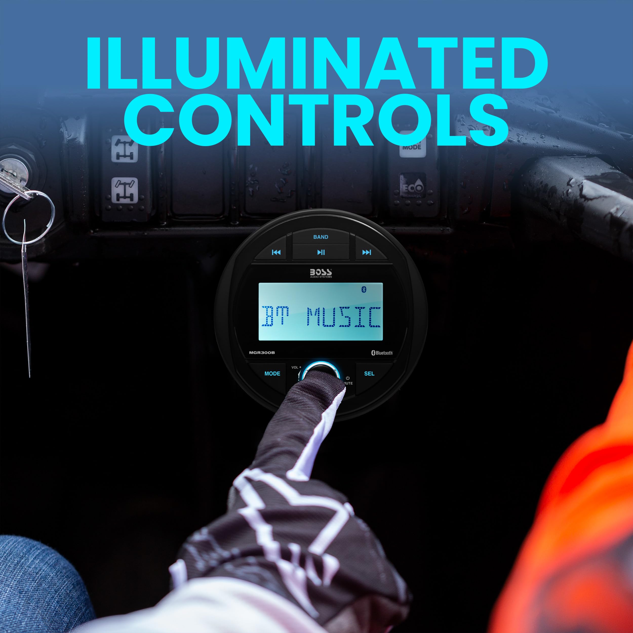 Foto 5 pulgar | Receptor De Indicador Estéreo Para Barcos Marinos Boss Audio Mgr300b - Venta Internacional.