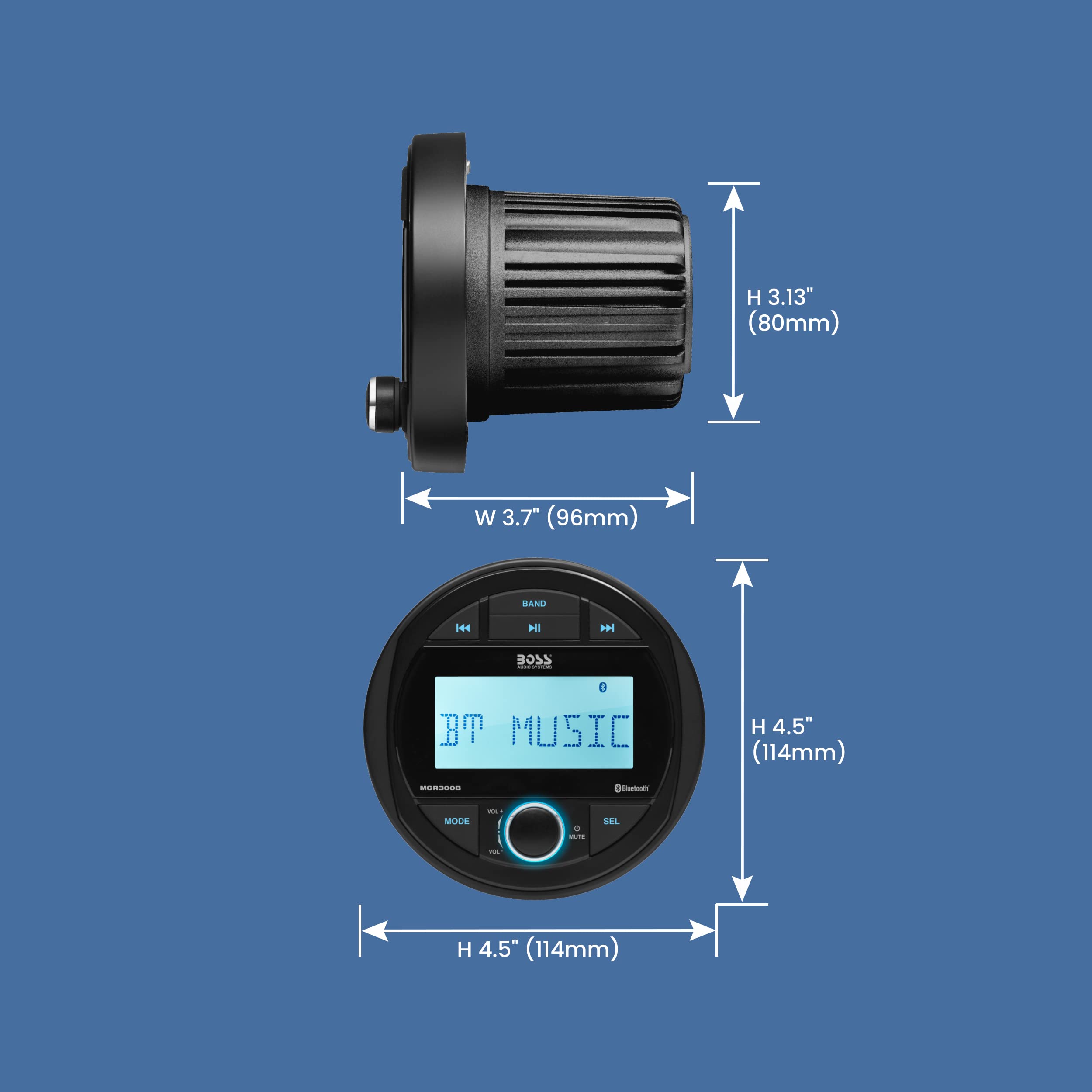 Foto 7 pulgar | Receptor De Indicador Estéreo Para Barcos Marinos Boss Audio Mgr300b - Venta Internacional.