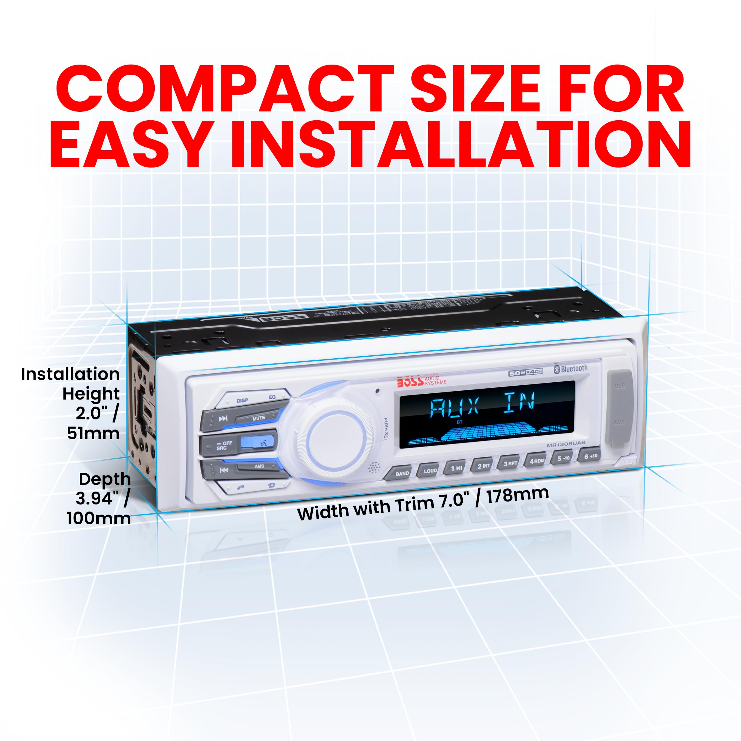 Foto 6 pulgar | Receptor Marino Boss Audio Systems Mr1308uab Bluetooth - Venta Internacional.