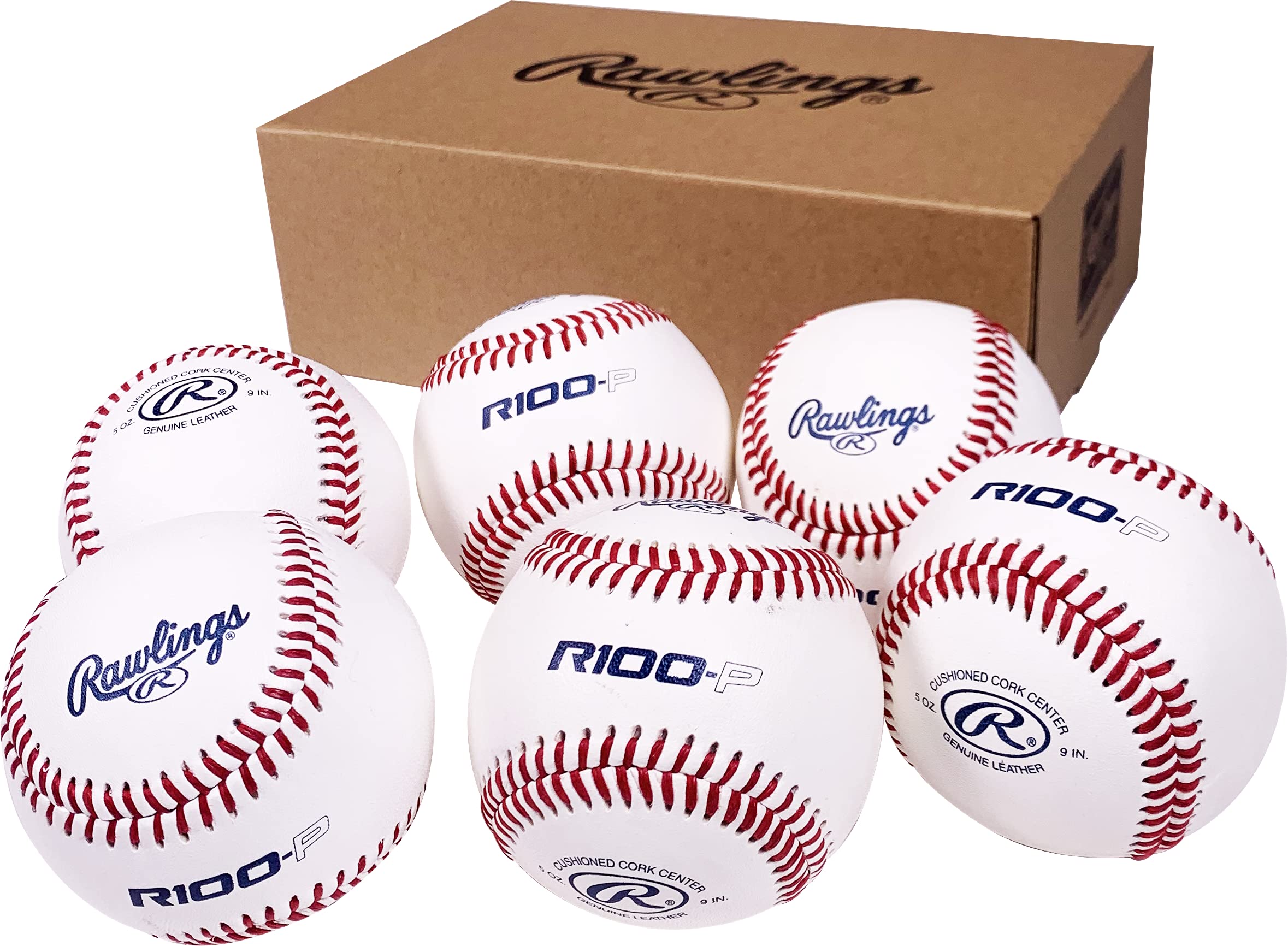 Foto 2 pulgar | Béisbol Rawlings R100-p Para Escuelas Secundarias O Jóvenes (6 Unidades) - Venta Internacional.